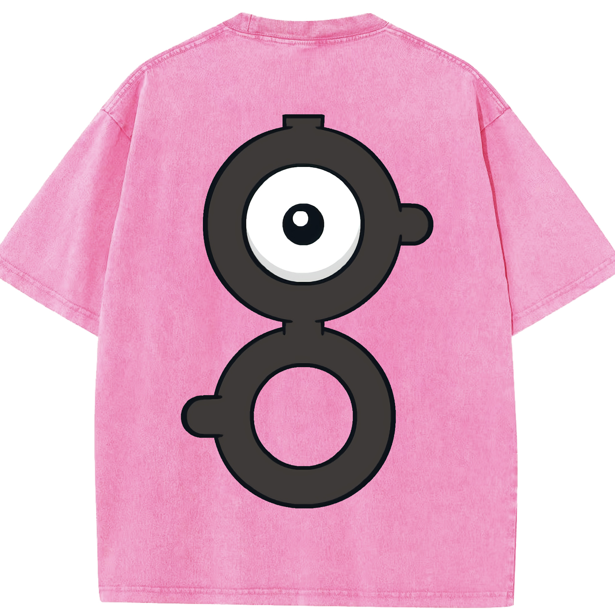 （画像用） ポケットモンスター Pokémon 綿100% ヴィンテージ風 半袖Tシャツ（背面プリント）